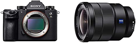 Sony a9 Full Frame Mirrorless Interchangeable-Lens Camera (Body Only) (ILCE9/B),Black with Sony 16-35mm Vario-Tessar T FE F4 ZA OSS E-Mount Lens