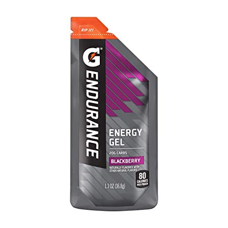 Gatorade Endurance Energy Gel, Blackberry, 21 Pack, 1.3 oz Pouches