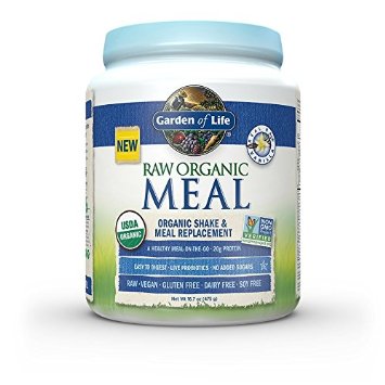 Garden of Life RAW Organic Meal Vanilla 16.7 oz (475g) Powder