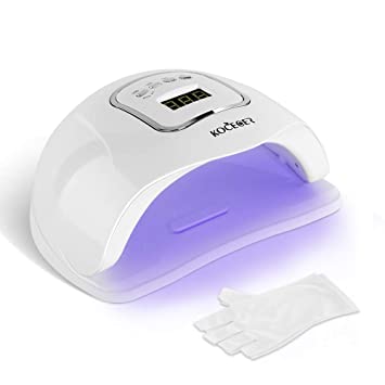 UV LED Nail Lamp, Fast 168w Gel Polish Nail Light, Professional Nail Dryer, for Home and Salon