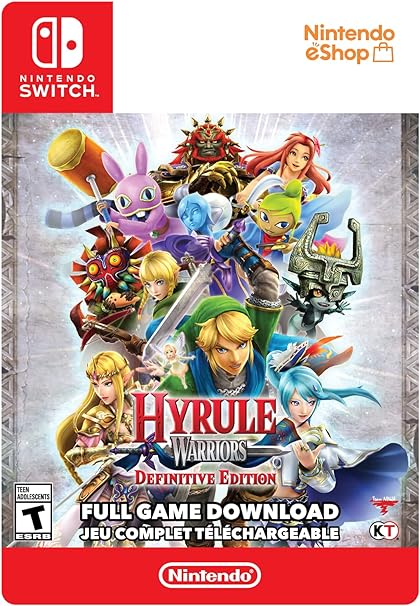 Hyrule Warriors: Definitive Edition Standard - Switch [Digital Code]