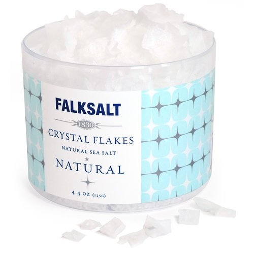 Falksalt Crystal Flakes Natural Sea Salt Natural 4.4 Oz