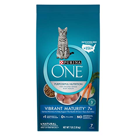 Purina ONE Vibrant Maturity Senior 7  Adult Dry Cat Food