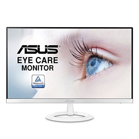 ASUS Full HD 1080P IPS HDMI VGA Eye Care Monitor, 23", White (VZ239H-W)