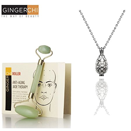 Chi Roller Anti - Aging Jade roller Therapy with Necklace Pendant makes your look dazzling (Jade Pendant)