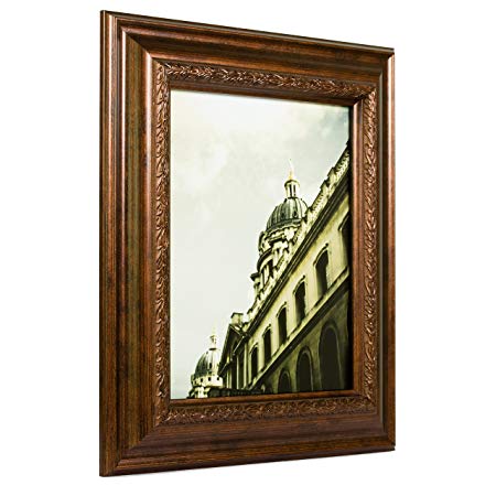 Craig Frames Pompeii, Smoked Bronze Picture Frame, 16 by 20-Inch