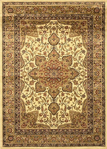 Home Dynamix Royalty 8083-100 Ivory 3-Feet 7-Inch by 5-Feet 2-Inch Traditional Area Rug