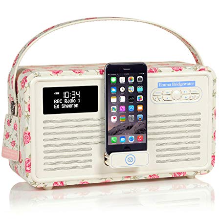 VQ Retro Mk II DAB & DAB  Digital Radio with FM, Bluetooth, Apple Lightning Dock & Alarm Clock –  Emma Bridgewater Rose and Bee
