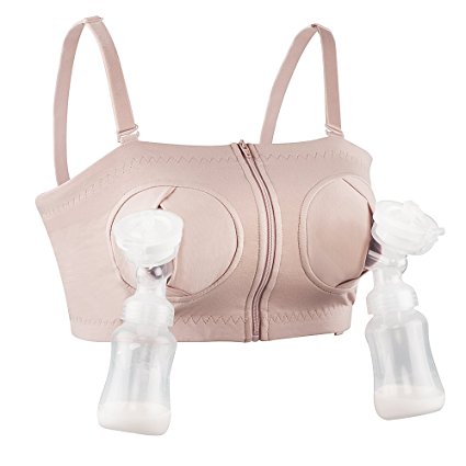 Hands-Free Pumping Bra Adjustable Breast Pump Holding Bra for Breastfeeding by Momcozy -Suitable for Breast-Pumps by Medela, Lansinoh, Philips AVENT, Bellema, Spectra Baby, Evenflo and more