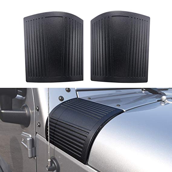 DIYTuning Cowl Body Armor for Jeep Wrangler JK JKU Unlimited Rubicon Sahara X Off Road Sport Exterior Accessories Parts 2007 2008 2009 2010 2011 2012 2013 2014 2015 2016 2017
