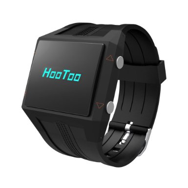 HooToo Smart Heart Rate Monitor Watch with Bluetooth (Pedometer, Burned Calories Tracker, Sleep Monitor, Call Sedentary Reminder, Compatible With iPhone Samsung Moto LG Nexus HTC Devices)
