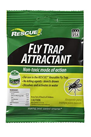 RESCUE Outdoor Non-Toxic Reusable Fly Trap Attractant Refill