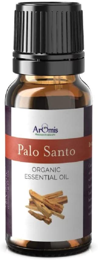 ArOmis Palo Santo Essential Oil - Certified Organic - 100% Pure Therapeutic Grade - 30ml, Undiluted, Natural, Premium, Massage Oil, Oils Perfect for Aromatherapy, for Headaches, Stress & More!
