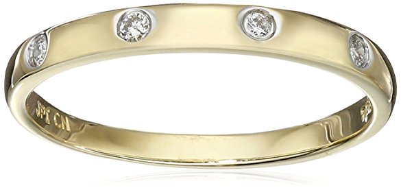 10k Gold Diamond Accent Ring