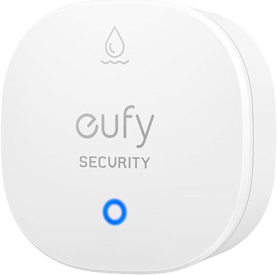 eufy Security Water and Freeze Sensor with Remote Alerts, IP65 Waterproof, 2-Year Battery Life, HomeBase Required, Compatible with HomeBase S380 and S280, App Control