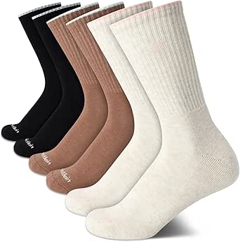 Calvin Klein Women's Socks - Cushion Athletic Crew Socks (6 Pairs)