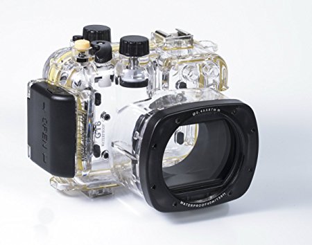 CameraPlus - High Performance Underwater Case Camera Housing Diving For Canon PowerShot G16 Up To 40 Meters(130ft.) - Replaced WP-DC52