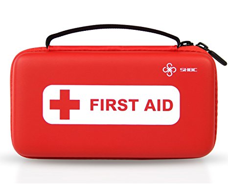 SHBC First aid kit (152 piece) FDA Medical Supplies small waterproof Emergency at Home, Outdoors, Boat, Car, Camping, Workplace, Travel, Hiking & School; Survival.