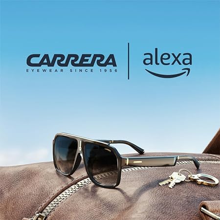 Carrera Smart Glasses with Alexa | Smart audio glasses | Cruiser black frames with gradient sunglass lenses | Navigator