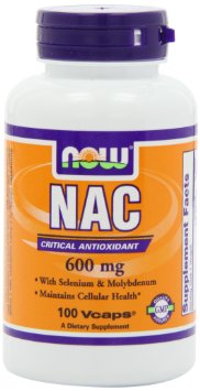 NOW Foods Nac-Acetyl Cysteine 600mg 100 Vcaps