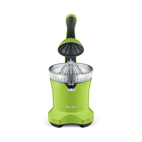 Breville Motorized Citrus Press Juicer, Includes Juicing Cone Designed for All Citrus Sizes - (BCP600) Lime