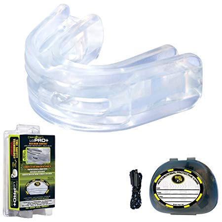 Brain-Pad LoPro  Double Laminated Strap/Strapless Combo in one Mouthguard