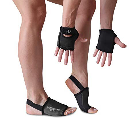 Yoga Gloves and Socks Yoga Paws SkinThin - Travel Yoga Mat for Women and Men
