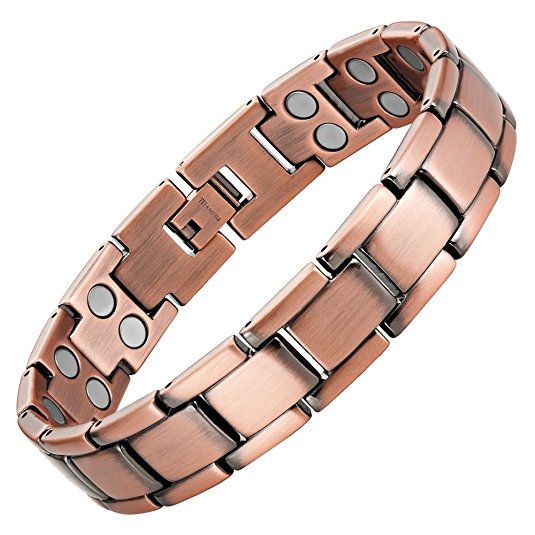 Double Strength Titanium Magnetic Therapy Bracelet For Arthritis Pain Relief By Willis Judd