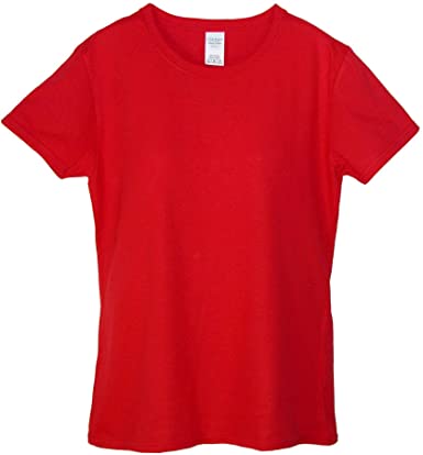 Gildan Women Cotton Crew Neck T Shirt