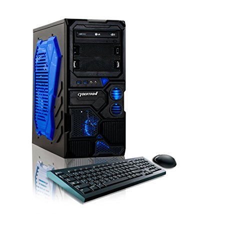 CybertronPC Borg Q-860X Gaming Desktop - AMD Athlon II X4 3.7GHz Quad-Core Processor, 8GB DDR3 Memory, AMD Radeon R7 360 (2GB GDDR5) Graphics,  1TB HDD, Microsoft Windows 10 Home 64-Bit