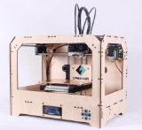 FlashForge 3d Printer Dual Extruder Both ABS and PLA Compatible 88x57x59build Volume W2 Free Rolls