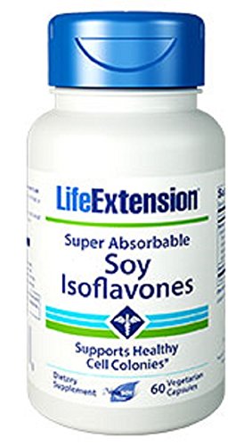 Life Extension Super-Absorbable Soy Isoflavones, 60 vegetarian caps