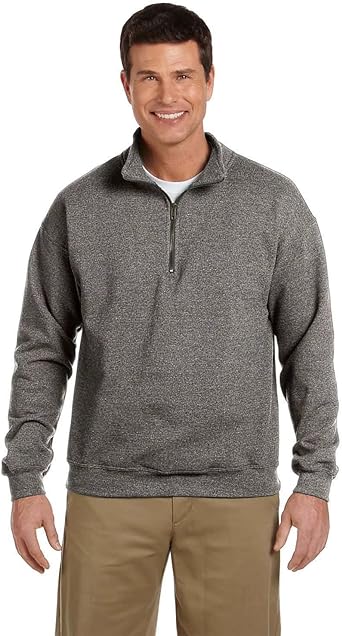 Gildan Adult Fleece Quarter-Zip Cadet Collar Sweatshirt, Style G18800