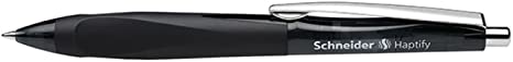 Schneider Haptify Ergonomic Ballpoint Pen, Black