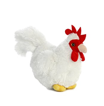 Aurora World Mini Flopsie Toy Chicken Plush, 8"