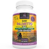 Saw Palmetto Extra Strength 1500 mg Per Day 120 Capsules