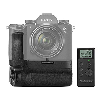 Neewer Vertical Battery Grip for Sony A9 A7III A7RIII Cameras, Replacement for Sony VG-C3EM, Only Works with NP-FZ100 Battery, 2.4 G Wireless Remote Control Included (Battery Not Included)