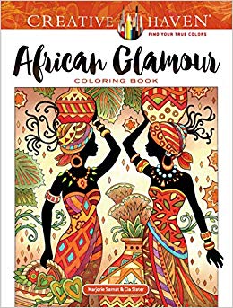 Creative Haven African Glamour Coloring Book (Adult Coloring)