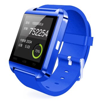 Eachbid U8 Perfect Design To Wear Bluetooth Smart Wrist Watch For Smart Phone Dark Blue