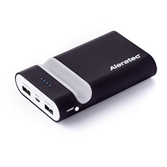 Aleratec 7800mah External Battery Power 2 Port USB Charger Stand For iPad, iPhone, Galaxy S