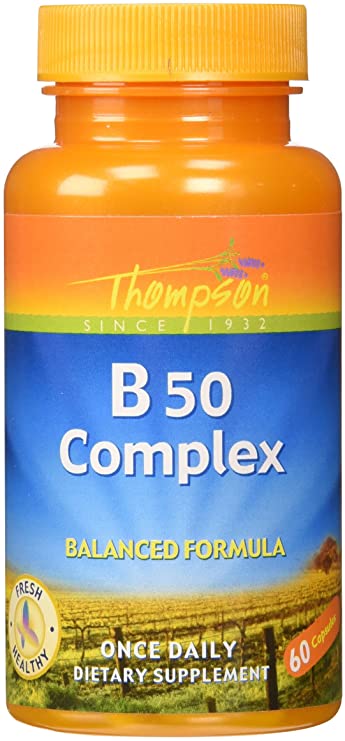 Thompson B-50 Complex, 50 Mg, 60 Capsules