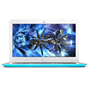 Premium High Performance Asus 13.3-inch Chromebook Intel Celeron Dual-Core Processor 4GB RAM 32GB eMMC SSD 802.11AC WIFI HDMI Webcam Bluetooth 15-hour Battery Chrome OS-Light Blue