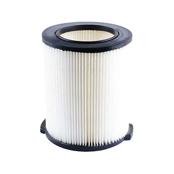 VF4000 Replacement Filter for Ridgid 72947 Wet Dry Vac 5 to 20-Gallon 6-9 Gal Husky Craftsman 17816 Vacuum Compatible WD5500 WD0671 RV2400A RV2600B Washable & Reusable Replace Ridgid VF4000 Filter