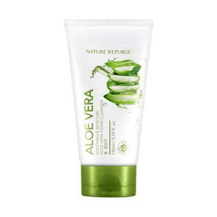 Nature Republic New Soothing and Moisture Aloe Vera Foam Cleanser