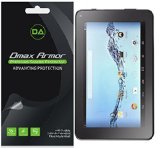 3-Pack Dmax Armor- DigiLand 7 inch Tablet DL701Q Anti-Glare and Anti-Fingerprint Screen Protector - Lifetime Replacements Warranty- Retail Packaging
