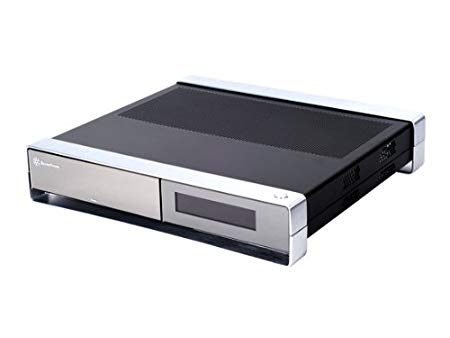 SilverStone ML02B-MXR Aluminum/Steel Micro ATX Media Center/HTPC Case - Retail (Black)