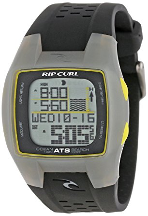 Rip Curl Men's A1015-GRY Trestles Oceansearch Pre-programmed Tide Watch with Polyeurethane Band