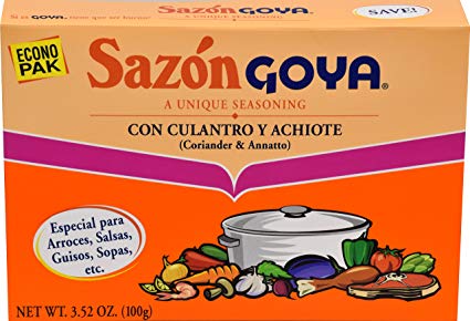 Goya Sazon Con Culantro Y Achiote, 3.5 oz