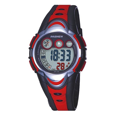 AZLAND Waterproof Swimming Sports Watch Boys Girls Led Digital Watches for Kids,Rubber strap