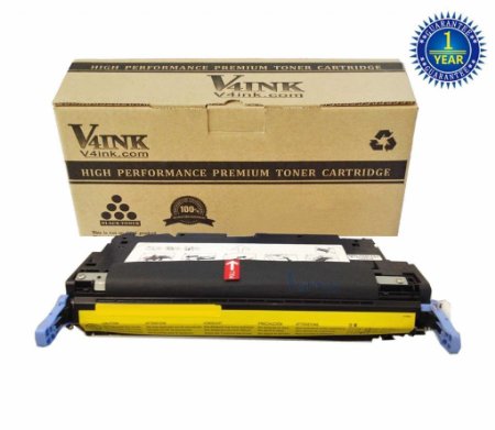 V4INK  New Compatible 501A Q6472A  Canon 1172575B001AA Toner Cartridge-Yellow 4000 Page Yield for Canon ImageClass MF8450 MF8450C MF9130 MF9150c MF9170c MF9220CDN MF9280CDN and LBP-5300 LBP-5360 LBP-5400  Laserjet 3600 3800 series